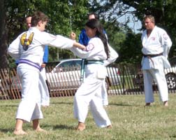 Kids Karate Outside Block